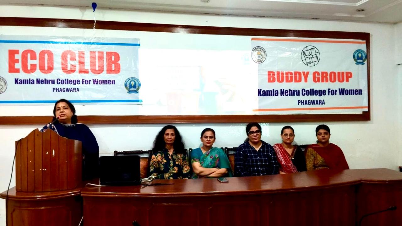 कमला नेहरू कॉलेज फॉर विमेन में इको क्लब और बडी ग्रुप का संयुक्त प्रयास