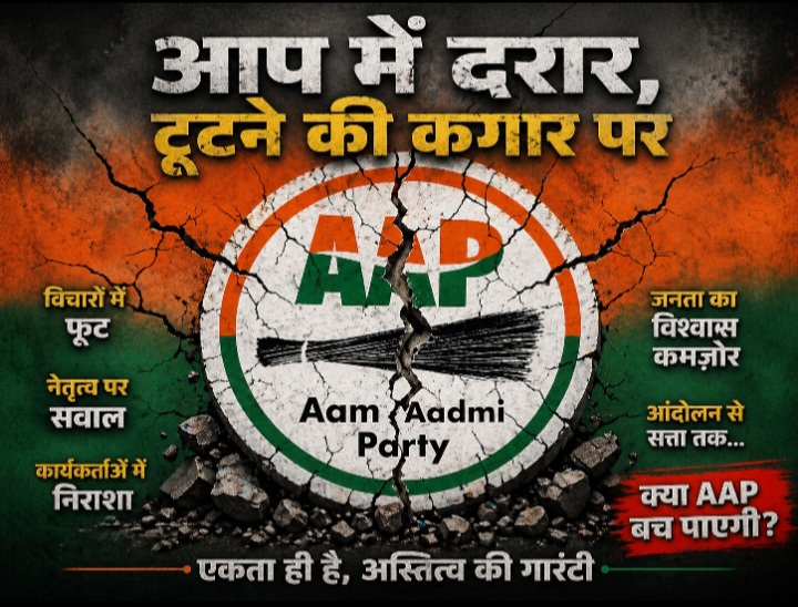 आम आदमी पार्टी में दरार - पंजाब सरकार टूटने की कगार पर