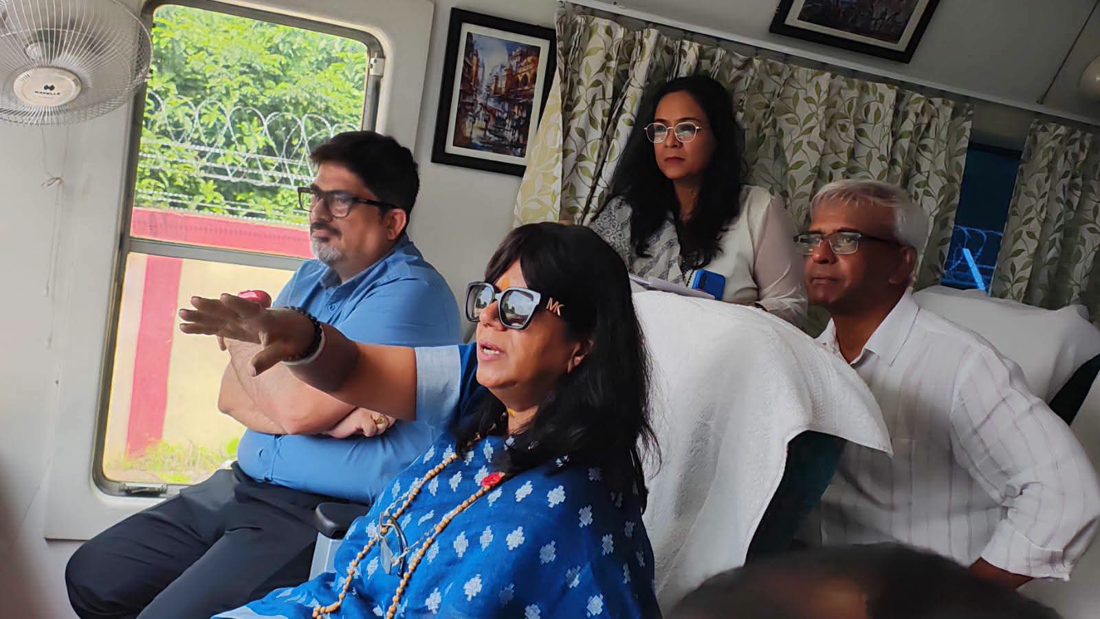 पूर्व रेलवे की महाप्रबंधक सुश्री गीतिका पांडेय ने हावड़ा–बर्द्धमान रेलखंड का किया विंडो-ट्रेलिंग निरीक्षण