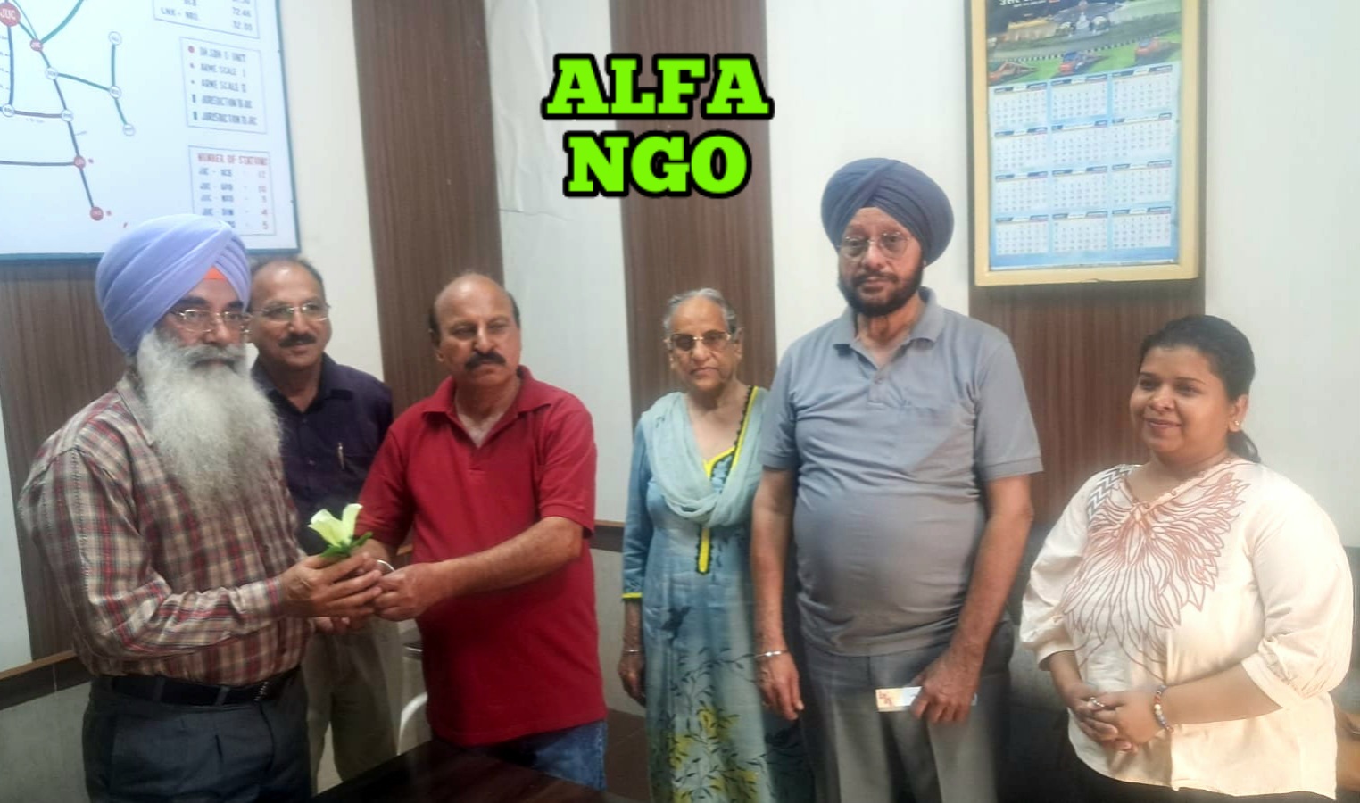 अल्फ़ा महेन्द्रू फाउंडेशन ने डा॰ जे एस निज्जर को किया सम्मानित